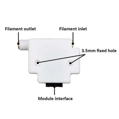 An FES V1.0 Filament Fault Detection Switch for 1.75mm Filament