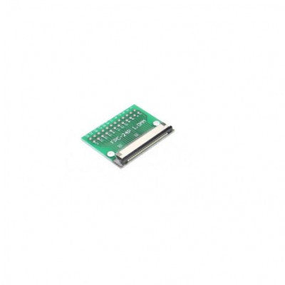An FFC / FPC Adapter Board 1mm to 2.54mm Soldered Connector - 24 pin