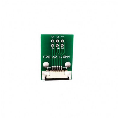 An FFC / FPC Adapter Board 1mm to 2.54mm Soldered Connector - 6 pin