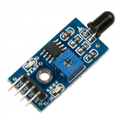 An Flame Sensor infrared Receiver Ignition source detection module