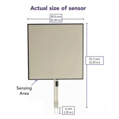 An FlexiForce A502 Ultra Thin Force Sensor