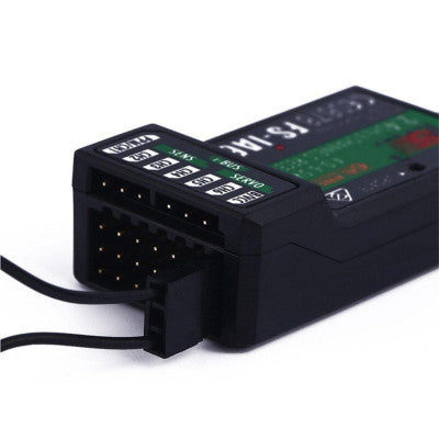 An FLY SKY FS IA6B RF 2.4GHz 6CH PPM output with iBus port receiver