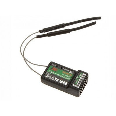 An FLY SKY FS IA6B RF 2.4GHz 6CH PPM output with iBus port receiver