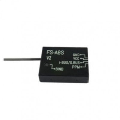 An FlySky FS-A8S 2.4G 8CH Mini Receiver Module Rev 2