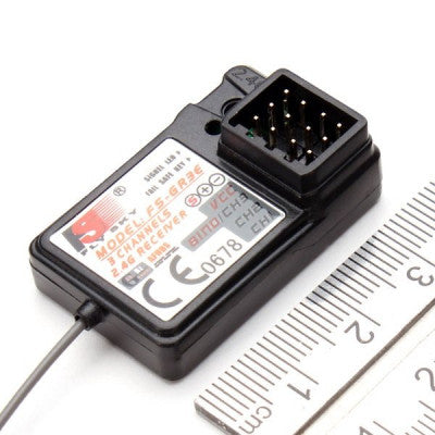 An FlySky FS-GR3E 2.4G 3CH Receiver