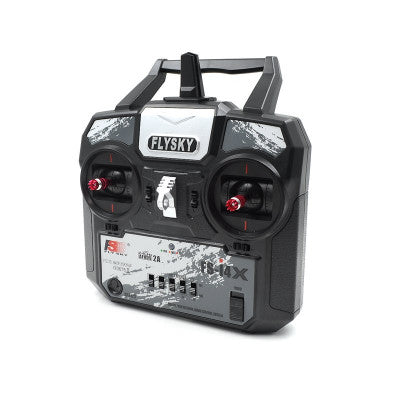 An FlySky FS-i4X 2.4GHz 4 Channel AFHDS R/C Transmitter + FS-A6 Receiver
