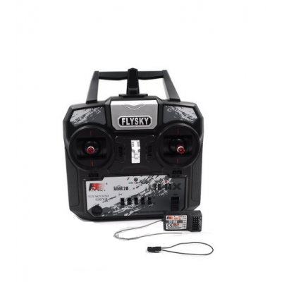 An FlySky FS-i4X 2.4GHz 4 Channel AFHDS R/C Transmitter + FS-A6 Receiver