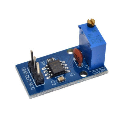An NE555 Frequency Adjustable Pulse Square Wave Signal Generator Module