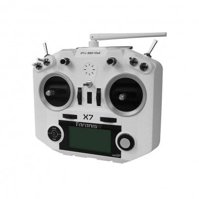 An FrSky 2.4GHz Taranis Q X7 Access Transmitter (White)