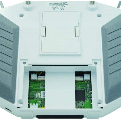 An FrSky 2.4GHz Taranis Q X7 Access Transmitter (White)