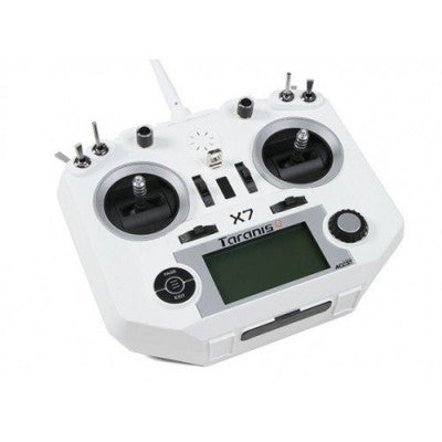 An FrSky 2.4GHz Taranis Q X7 Access Transmitter (White)