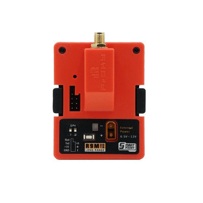 An FrSky R9M 2019 Module and R9MX Receiver