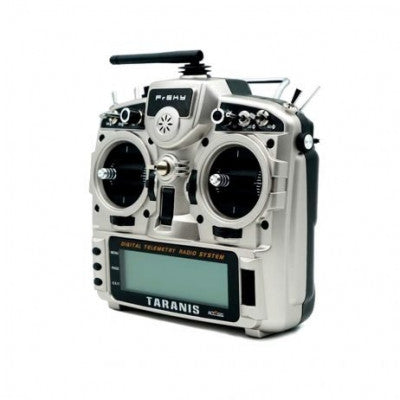 An FrSky Taranis X9D Plus 2019 Digital Telemetry Drone Remote Control System- (Silver Colour)