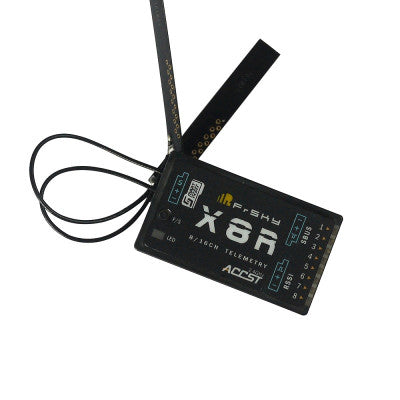 An FrSky X8R 8/16ch Full Duplex Telemetry Receiver