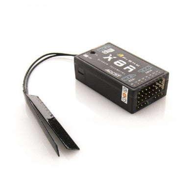 An FrSky X8R 8/16ch Full Duplex Telemetry Receiver
