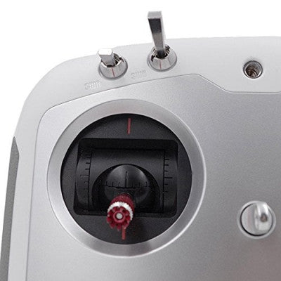 An FS-i6S Remote Control 2.4G 10CH AFHDS with FS-IA10B Receiver and Mobile Holder