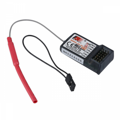 An FS-R6B FlySky 2.4Ghz 6 Channel Receiver for RC FS-CT6B TH9x