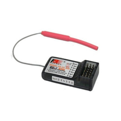 An FS-R6B FlySky 2.4Ghz 6 Channel Receiver for RC FS-CT6B TH9x