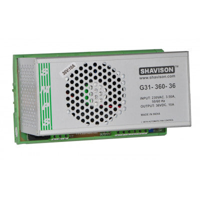 An G31-360-36 Shavison SMPS - 36V 10A - 360W DIN Rail Mountable Metal Power Supply