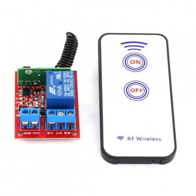 An 1 Channel 12V RF Wireless Relay Module with Remote Control