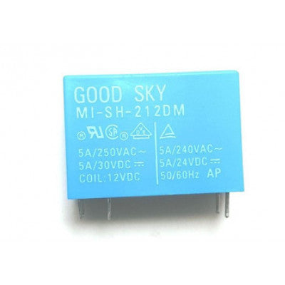 An Goodsky 12V 5A DC MI-SH-212DM 6-Pin DPST PCB Mount Power Relay