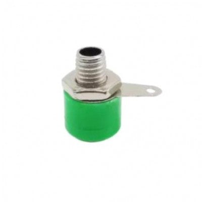An Green 4mm Banana Socket 312 Panel Socket