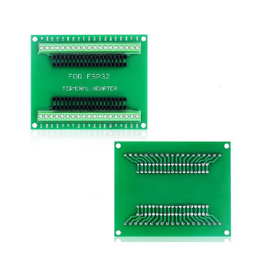 An Green ESP32 Breakout Board for 38PIN ESP32 Development Board