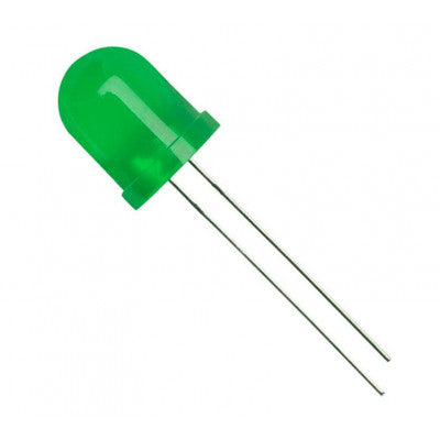 An Green LED 10mm - 5 Pieces Pack