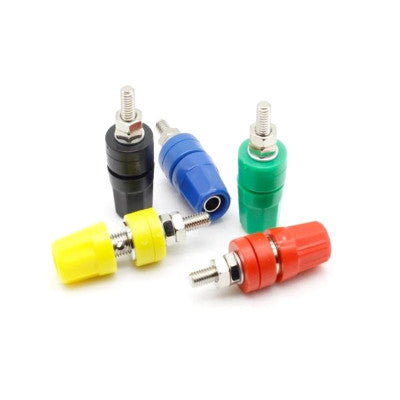 An Green M4*36 Pure Copper Terminal 4mm Banana Jack Socket 20A