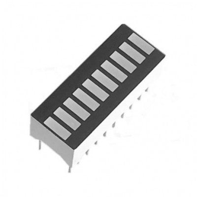 An 10 Segment LED Bar Graph Display - Green Color