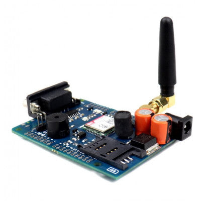 An GSM SIM800C Modem Shield with Antenna