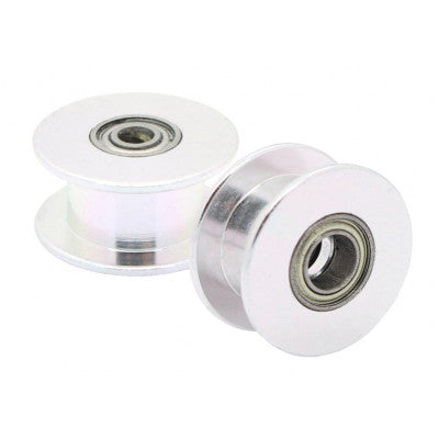 An GT2 Aluminum Pulley (Without 20 teeth) 5mm Bore for 6mm Belt - 2 Pieces Pack