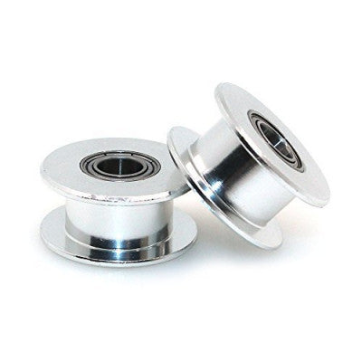 An GT2 Aluminum Pulley (Without 20 teeth) 5mm Bore for 6mm Belt - 2 Pieces Pack