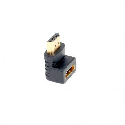 An HDMI Female to HDMI Male Right Angle Adapter for Raspberry Pi 3