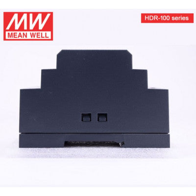 An HDR-100-24 Mean well SMPS - 24V 3.83A 92W Din Rail Metal Power Supply