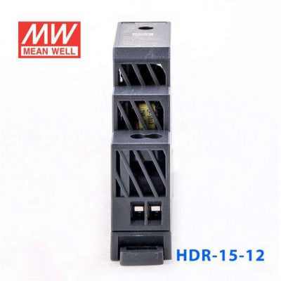 An HDR-15-12 Mean well SMPS - 12V 1.25A 15W Din Rail Metal Power Supply