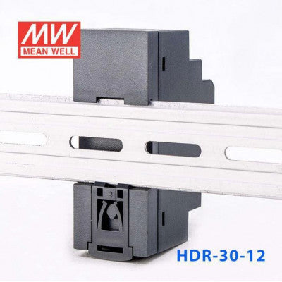 An HDR-30-12 Mean well SMPS - 12V 2A 24W Din Rail Metal Power Supply