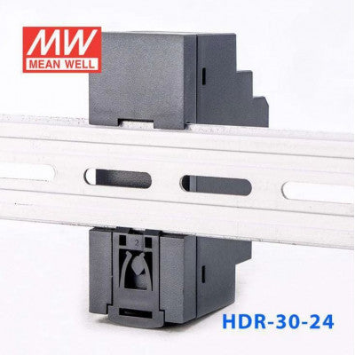 An HDR-30-24 Mean well SMPS - 24V 1.5A 36W Din Rail Metal Power Supply