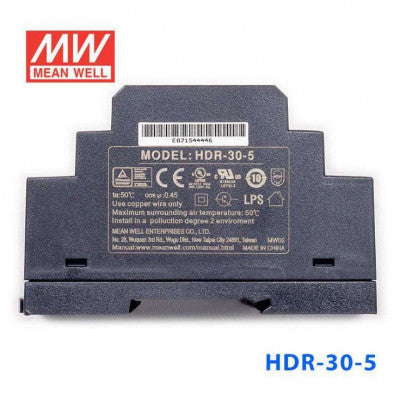An HDR-30-5 Mean well SMPS - 5V 3A 15W Din Rail Metal Power Supply