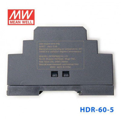 An HDR-60-5 Mean well SMPS - 5V 6.5A 32.5W Din Rail Metal Power Supply