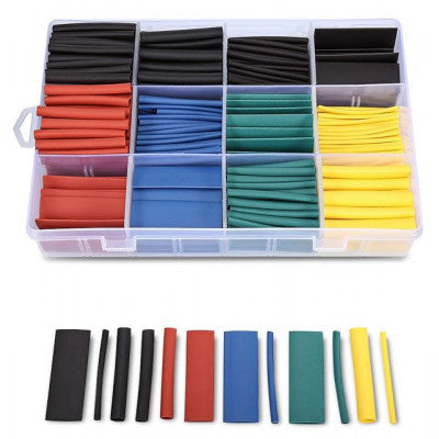 An 530 Pieces Heat Shrink Tubes Insulated Wire Cable Sleeving Wrap - 45 mm Length