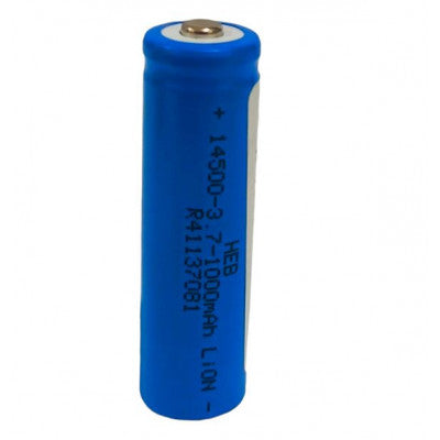 An HEB 3.7V 1000mAh ICR-14500 Li-ion High Energy Rechargeable Battery