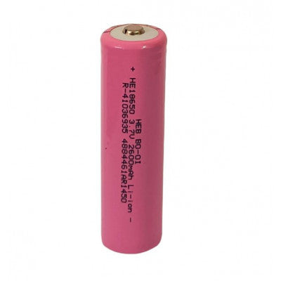 An HEB 3.7V 2600mAh Li-ion High Energy Rechargeable Battery