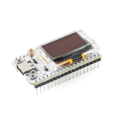 An Heltec Automation LoRa ESP32 OLED Display Bluetooth WIFI IOT Development Board for Arduino