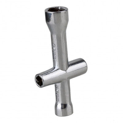 An Hexagonal Mini Cross Wrench Sleeve Nut Tool for M2/M2.5/M3/M4 Hex Nut