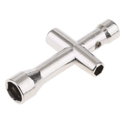 An Hexagonal Mini Cross Wrench Sleeve Nut Tool for M2/M2.5/M3/M4 Hex Nut