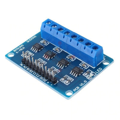 An HG7881 4-Channel DC 2.4-10V Motor Driver Broad