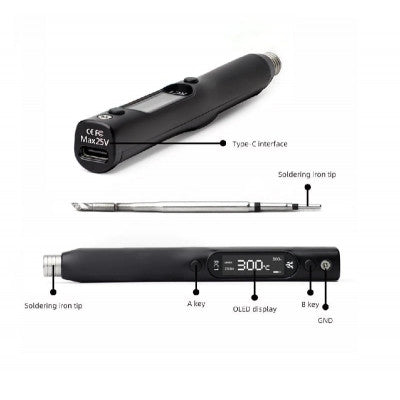 An HGLRC RC1 Electric Soldering Irons