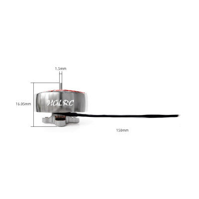 An HGLRC SPECTER 1404 2750KV Brushless Motor