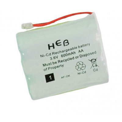 An HEB 3.6V 600mAh AA Ni-Cd High Energy Rechargeable Battery for Cordless Phone